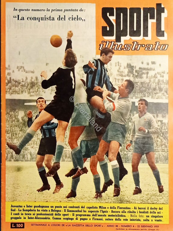 Settimanale - Sport Illustrato N. 4 - Inter - Alessandria …