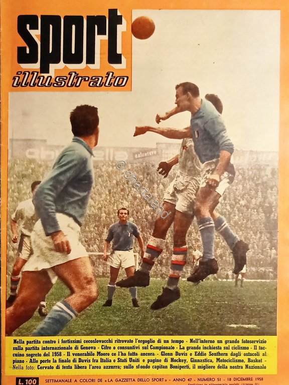 Settimanale - Sport Illustrato N. 51 - Giampiero Boniperti e …