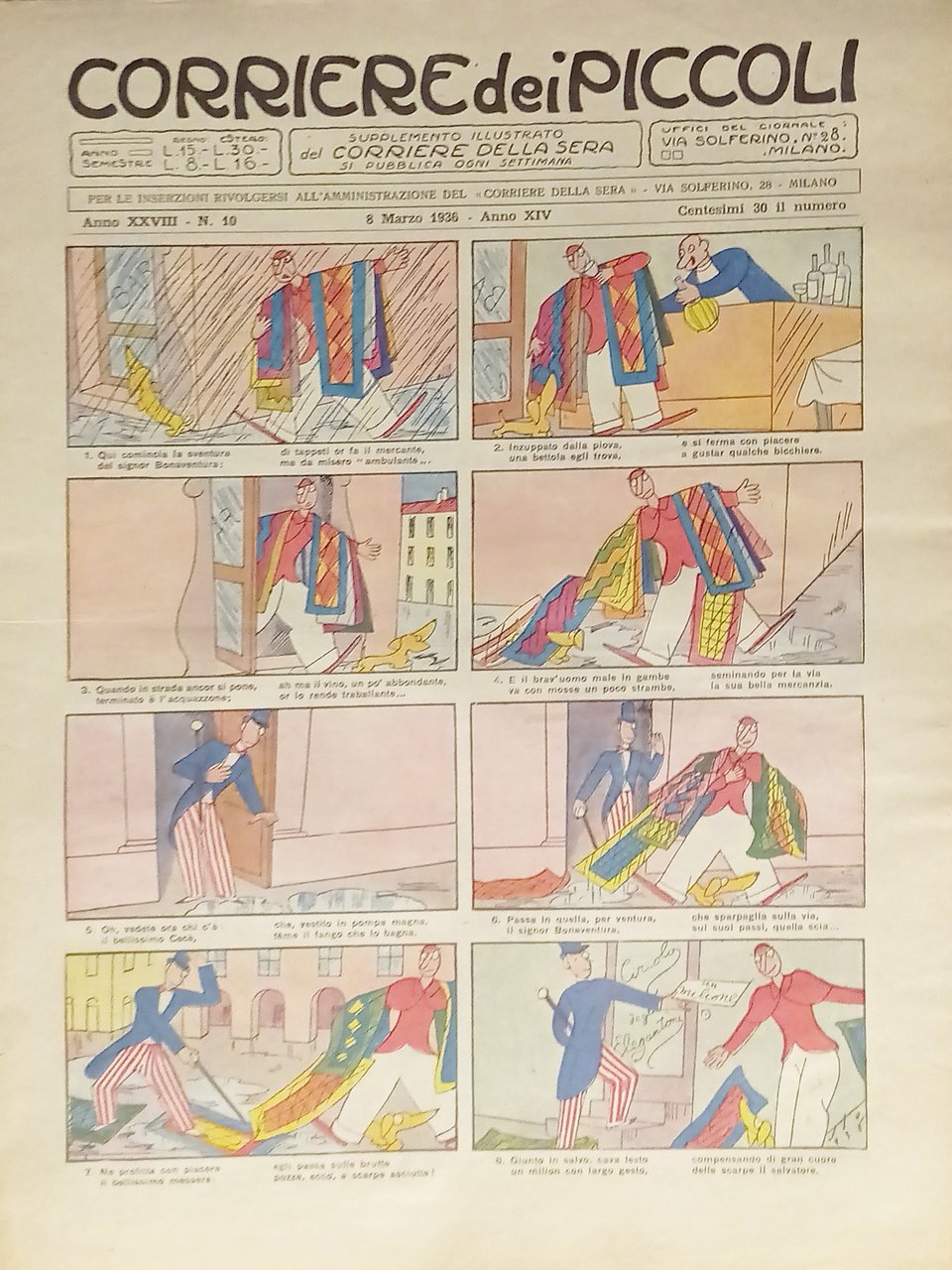 Settimanale a Fumetti per i Ragazzi - Corriere dei Piccoli …