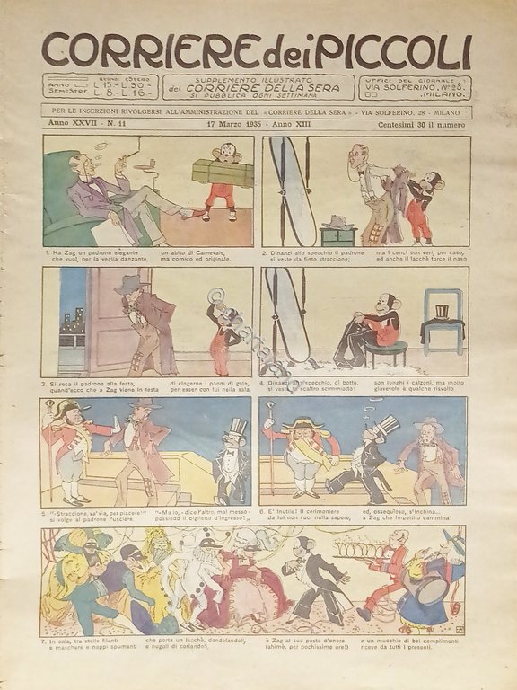 Settimanale a Fumetti per i Ragazzi - Corriere dei Piccoli …