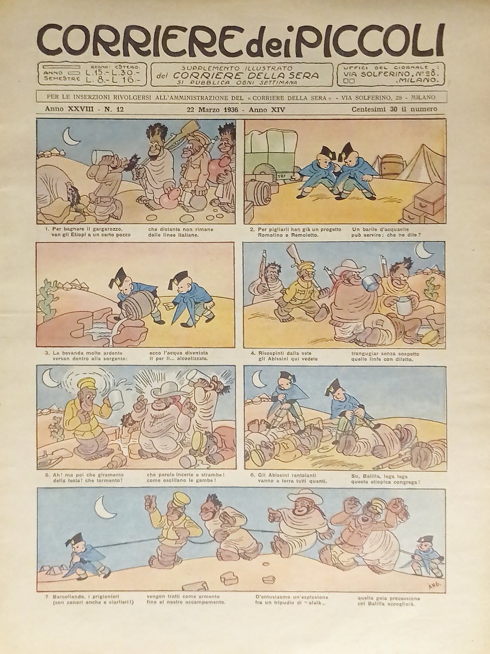 Settimanale a Fumetti per i Ragazzi - Corriere dei Piccoli …