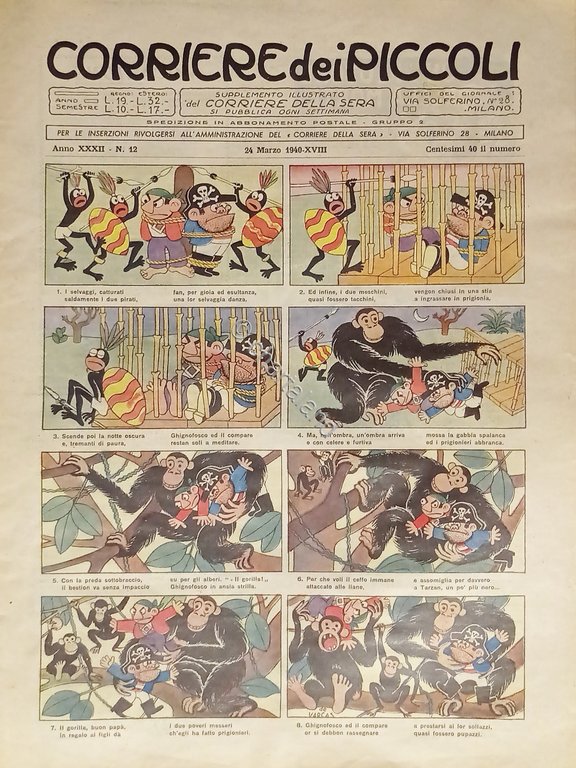 Settimanale a Fumetti per i Ragazzi - Corriere dei Piccoli …