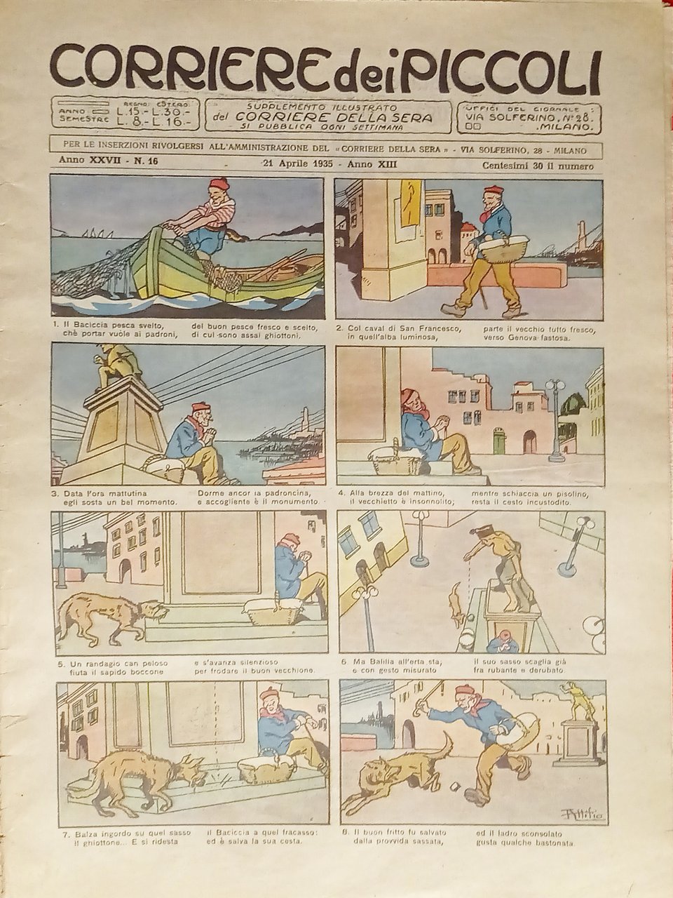 Settimanale a Fumetti per i Ragazzi - Corriere dei Piccoli …