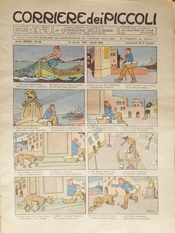 Settimanale a Fumetti per i Ragazzi - Corriere dei Piccoli …