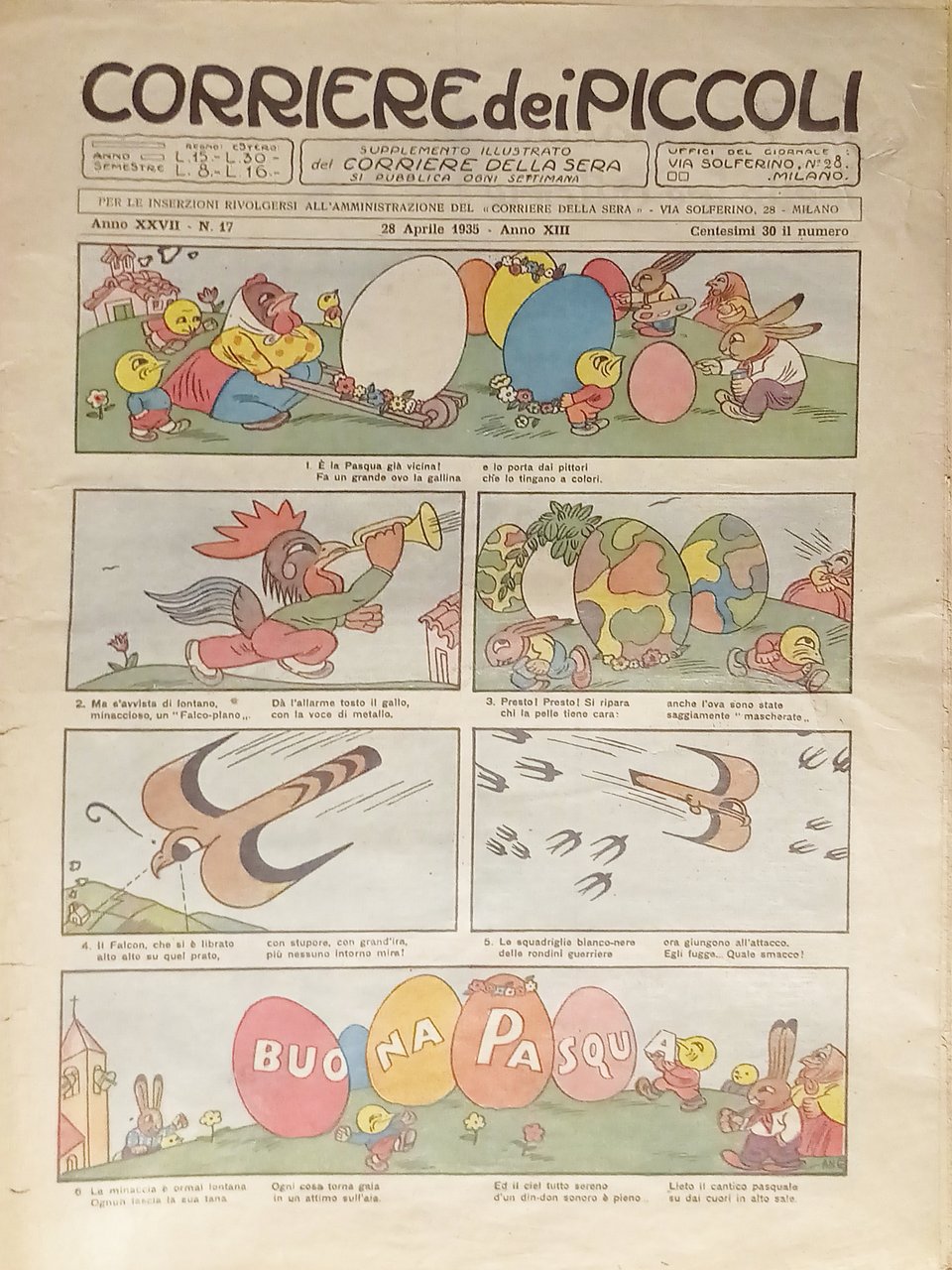 Settimanale a Fumetti per i Ragazzi - Corriere dei Piccoli …