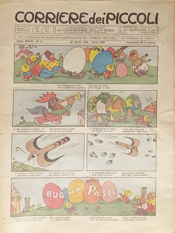 Settimanale a Fumetti per i Ragazzi - Corriere dei Piccoli …