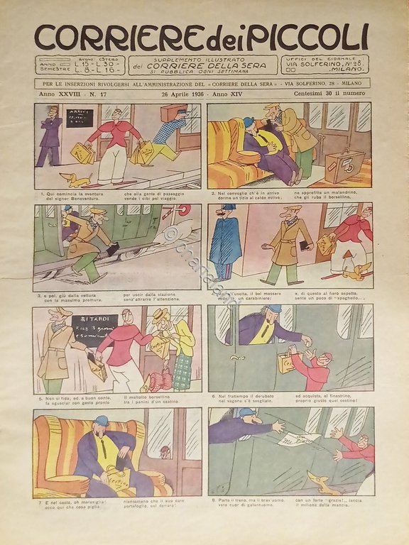 Settimanale a Fumetti per i Ragazzi - Corriere dei Piccoli …