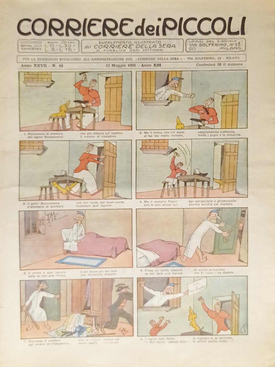 Settimanale a Fumetti per i Ragazzi - Corriere dei Piccoli …