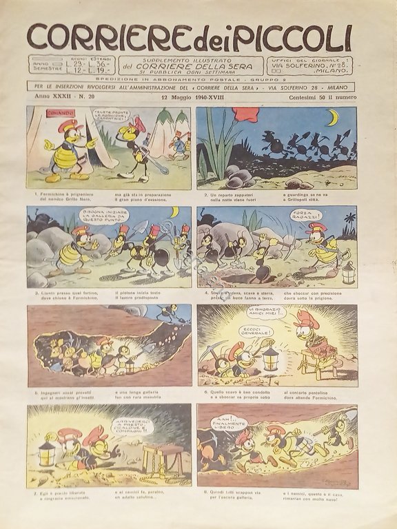 Settimanale a Fumetti per i Ragazzi - Corriere dei Piccoli …