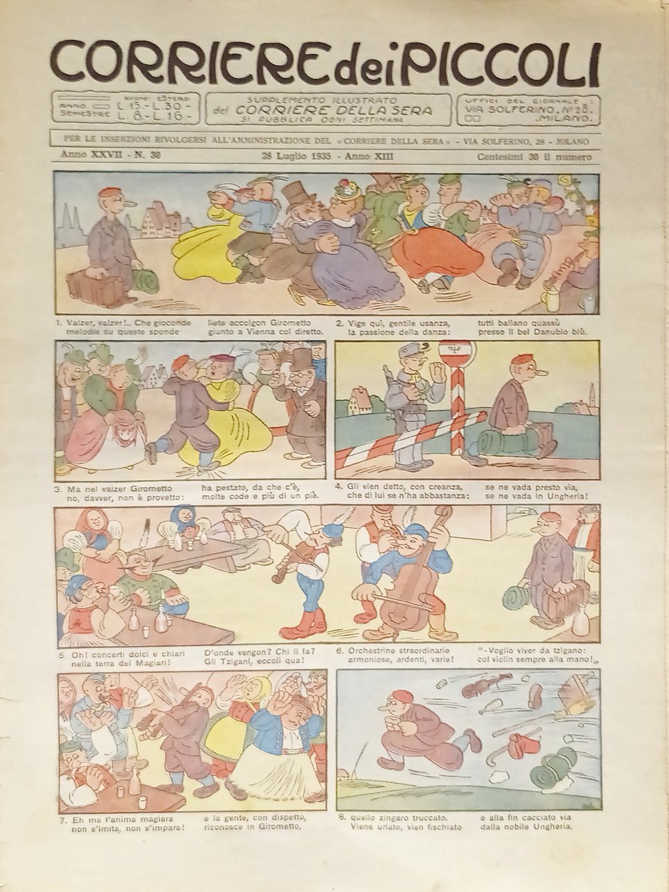 Settimanale a Fumetti per i Ragazzi - Corriere dei Piccoli …