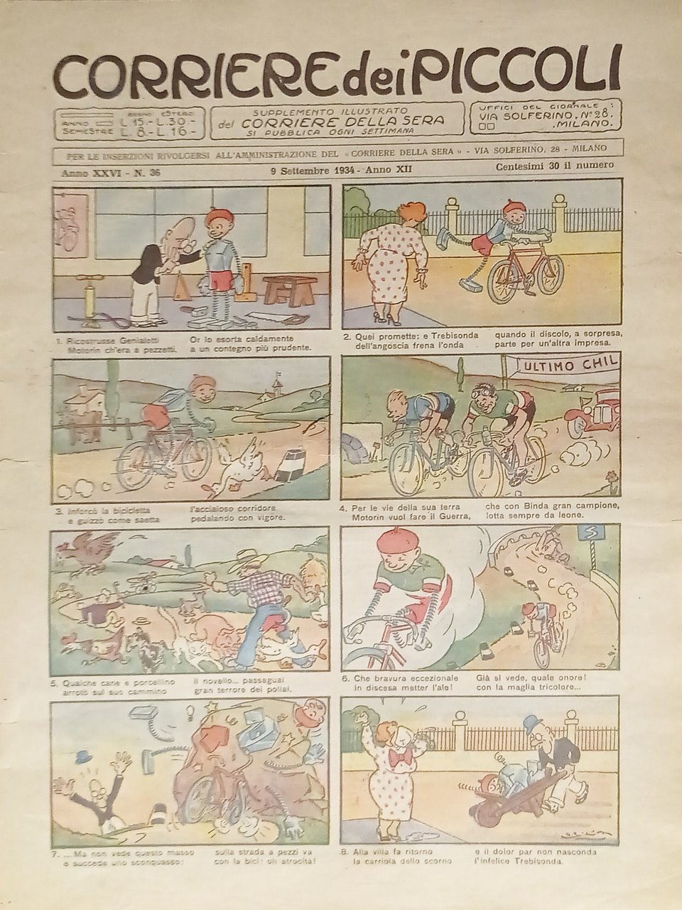 Settimanale a Fumetti per i Ragazzi - Corriere dei Piccoli …