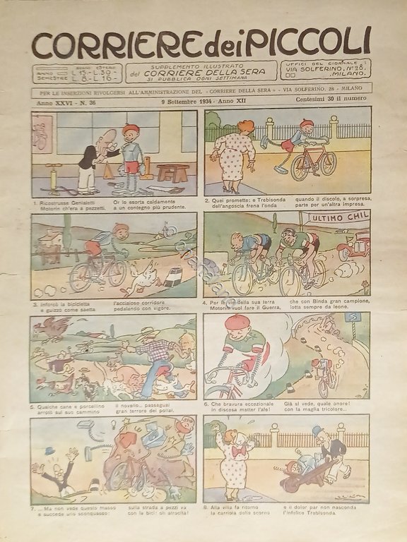 Settimanale a Fumetti per i Ragazzi - Corriere dei Piccoli …