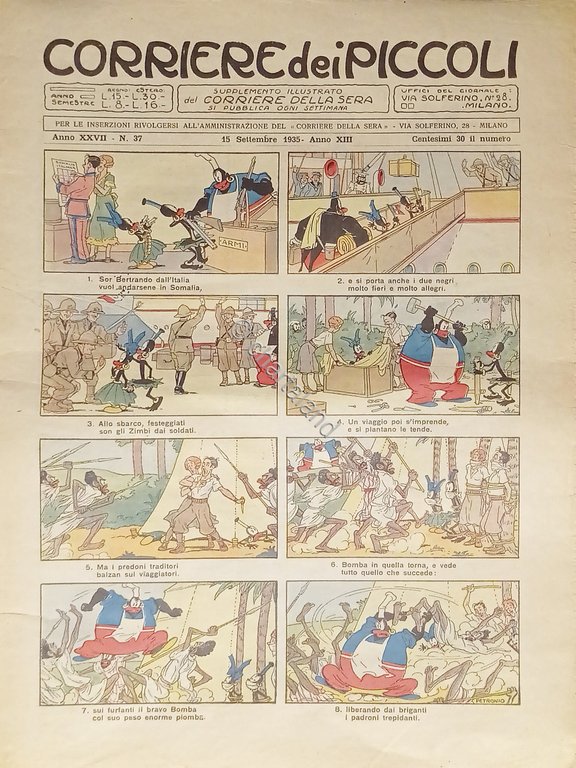 Settimanale a Fumetti per i Ragazzi - Corriere dei Piccoli …