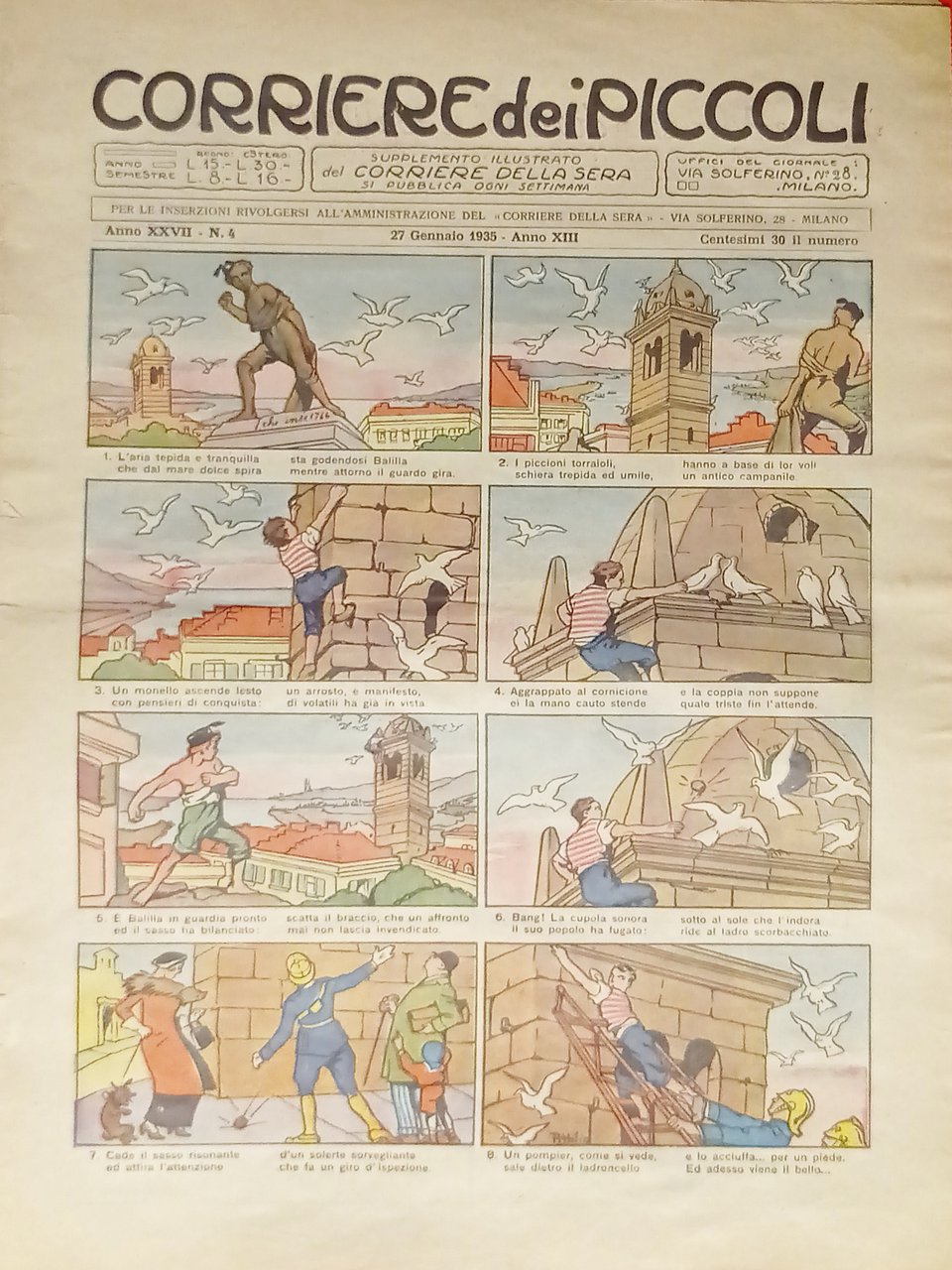 Settimanale a Fumetti per i Ragazzi - Corriere dei Piccoli …