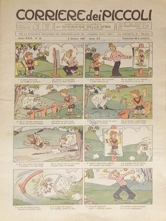 Settimanale a Fumetti per i Ragazzi - Corriere dei Piccoli …