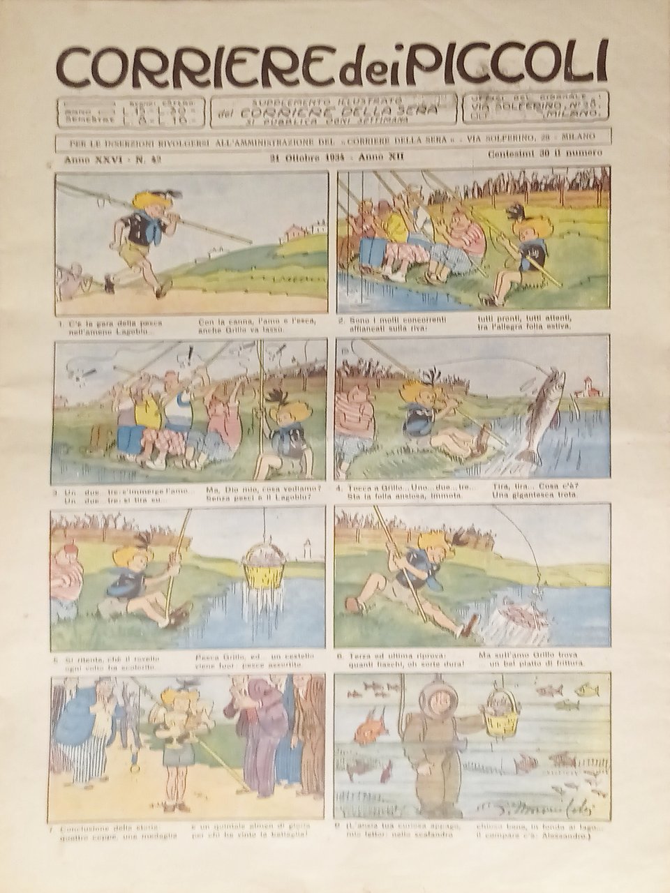 Settimanale a Fumetti per i Ragazzi - Corriere dei Piccoli …