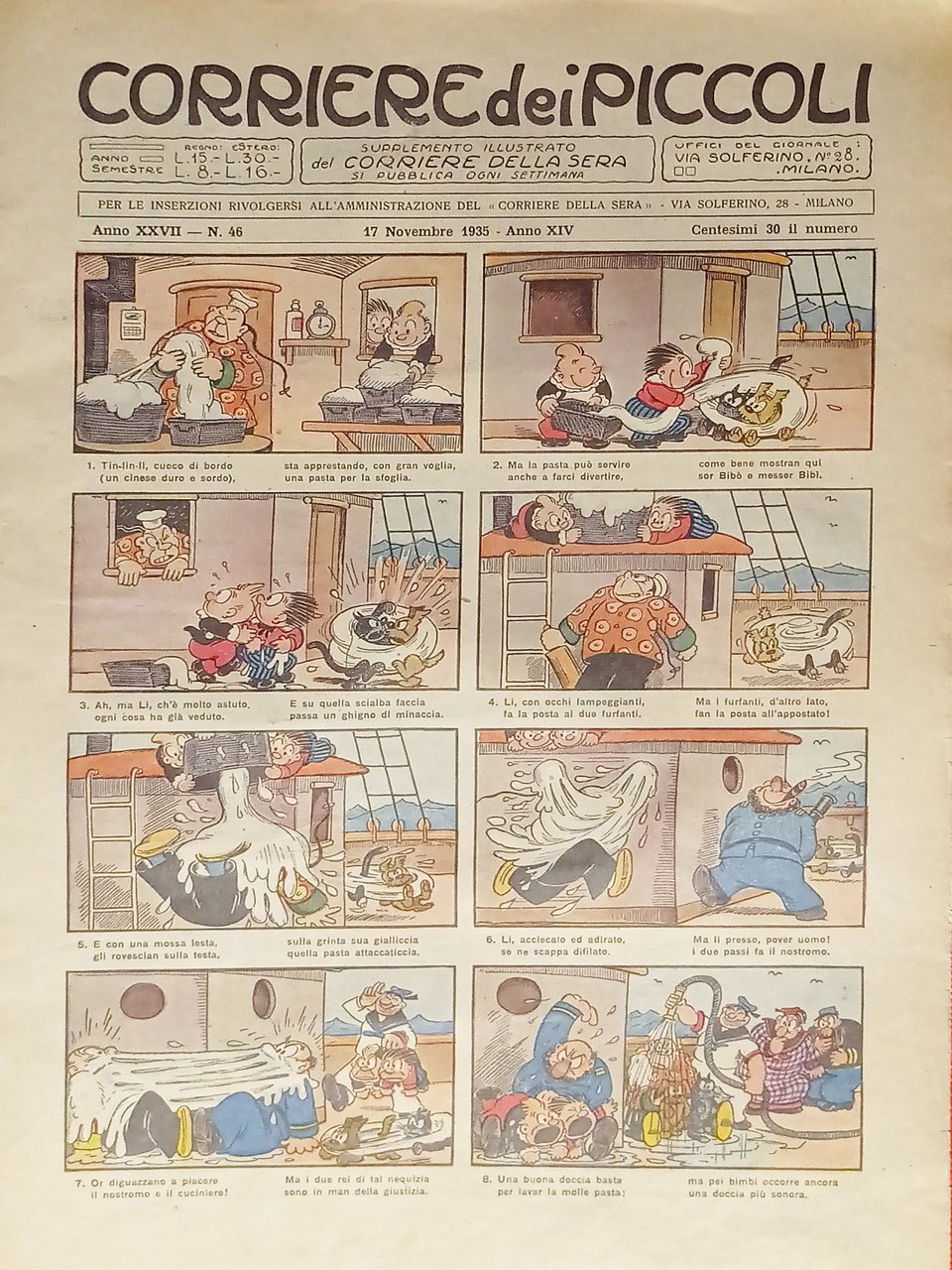 Settimanale a Fumetti per i Ragazzi - Corriere dei Piccoli …