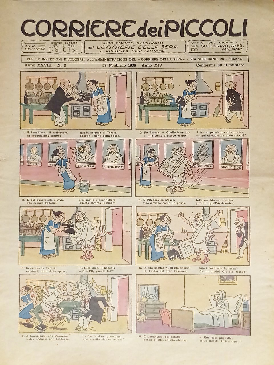 Settimanale a Fumetti per i Ragazzi - Corriere dei Piccoli …