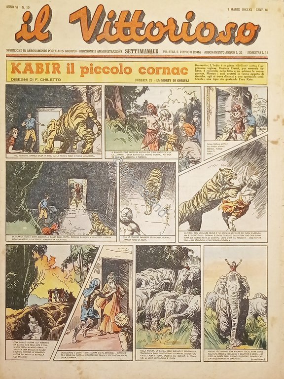 Settimanale a Fumetti per i Ragazzi - Il Vittorioso N. …