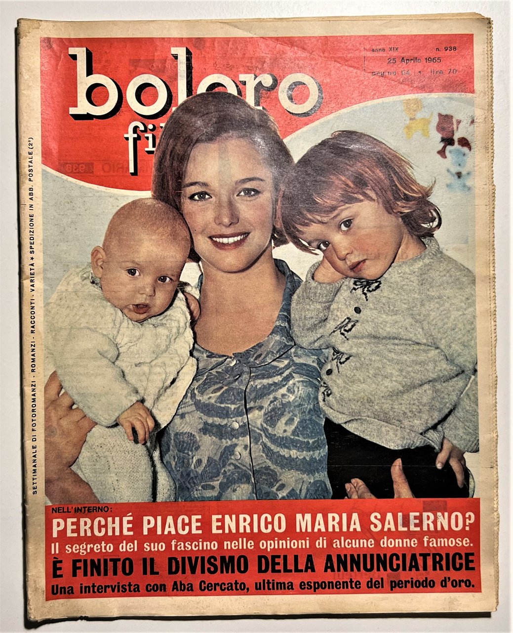 Settimanale di Fotoromanzi - Bolero Film N. 938 - 1965 …