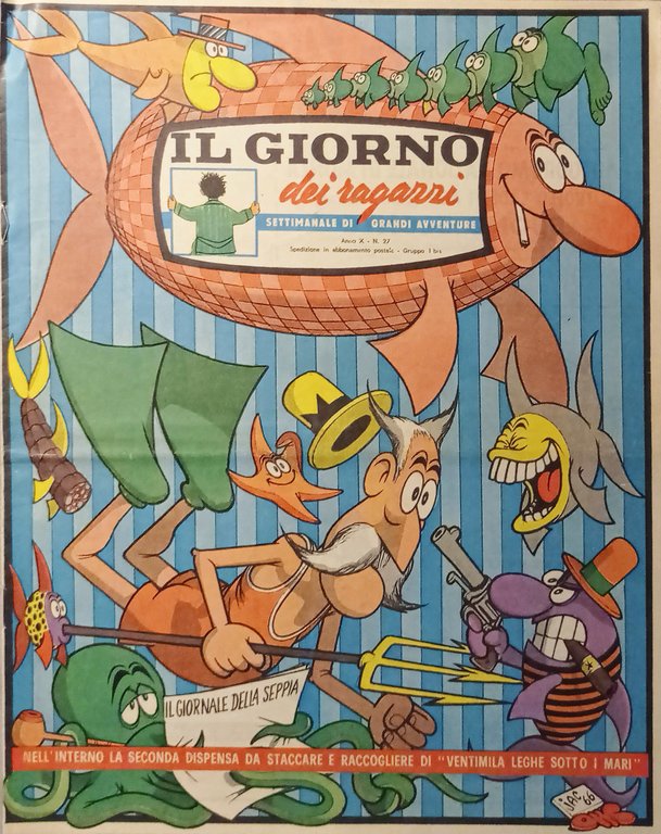 Settimanale di Grandi Avventure - Il Giorno dei Ragazzi n.27 - 1966 B. Jacovitti