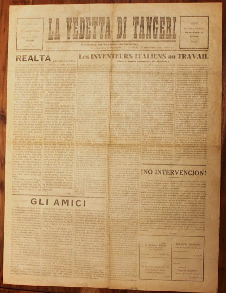 Settimanale La Vedetta di Tangeri 1936 n° 13 anno I … | Immagine principale