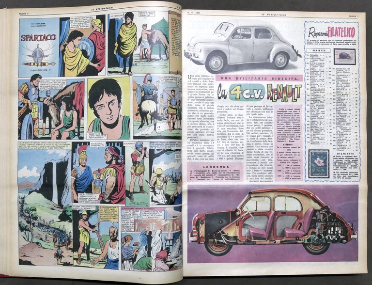 Settimanale per ragazzi Fumetti - Il Vittorioso - Anno completo …