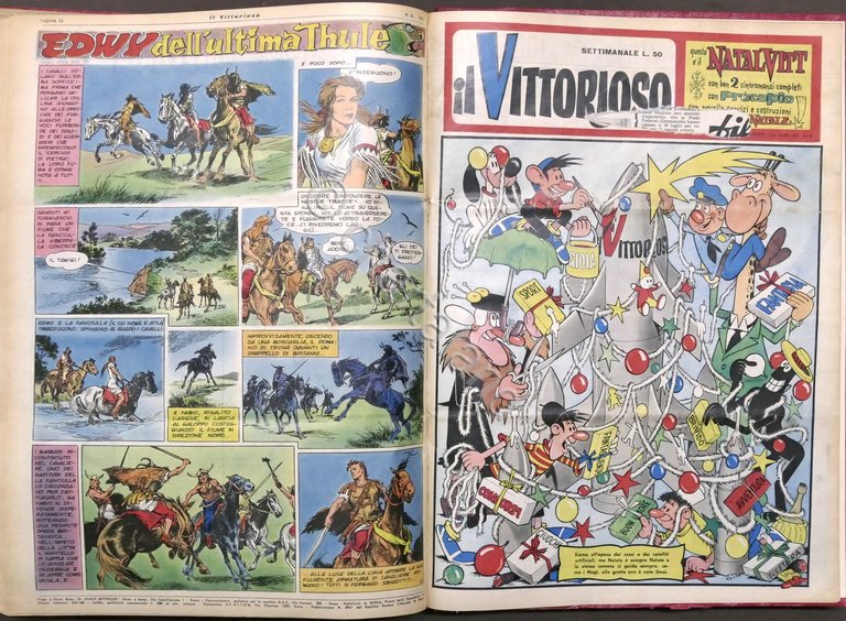 Settimanale per ragazzi Fumetti - Il Vittorioso - Anno completo …
