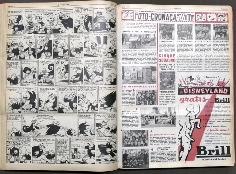 Settimanale per ragazzi Fumetti - Il Vittorioso - Anno completo …