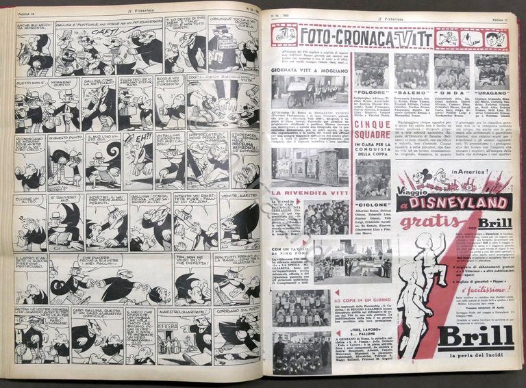 Settimanale per ragazzi Fumetti - Il Vittorioso - Anno completo …