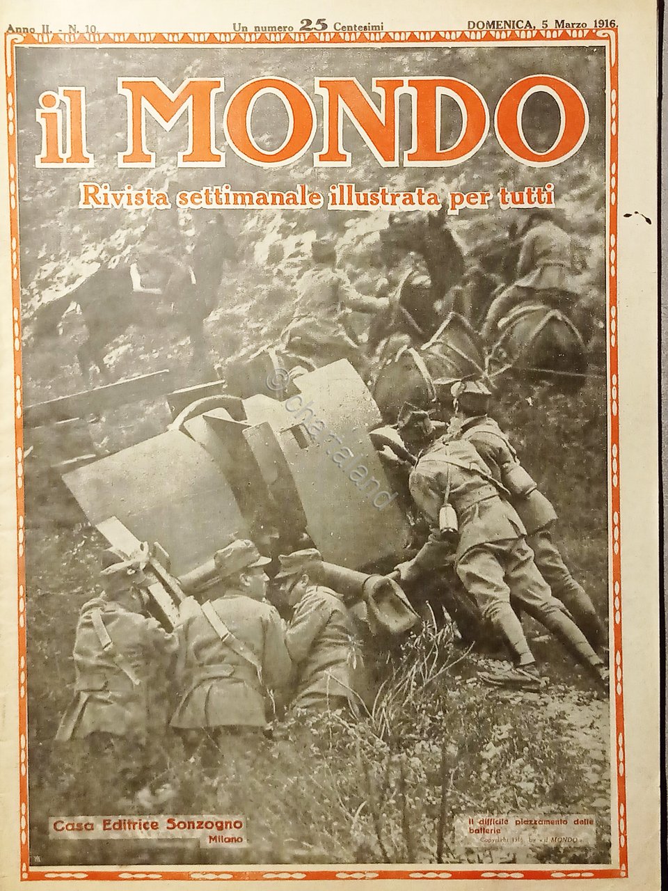 Settimanale WWI - Il Mondo N. 10 - Il difficile …