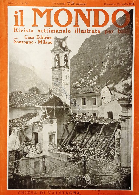 Settimanale WWI - Il Mondo N. 30 - Chiesa di …