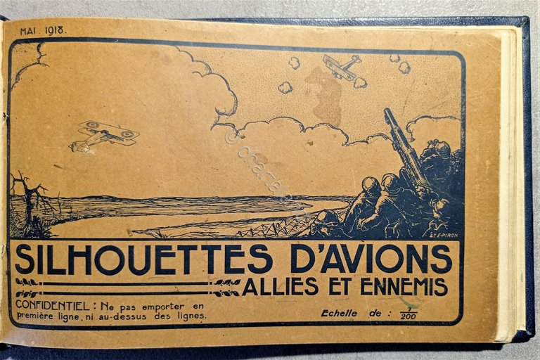 Silhouettes d'Avions Allies et Ennemis - ed. 1918