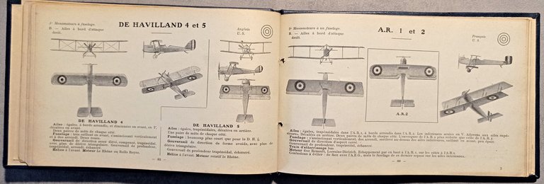Silhouettes d'Avions Allies et Ennemis - ed. 1918