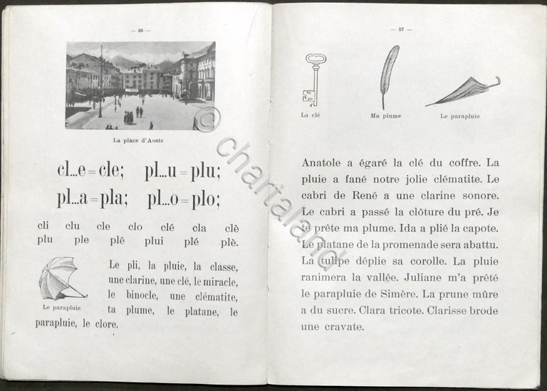 Sillabario - Chez Nous - Syllabaire - 1^ Parte - …