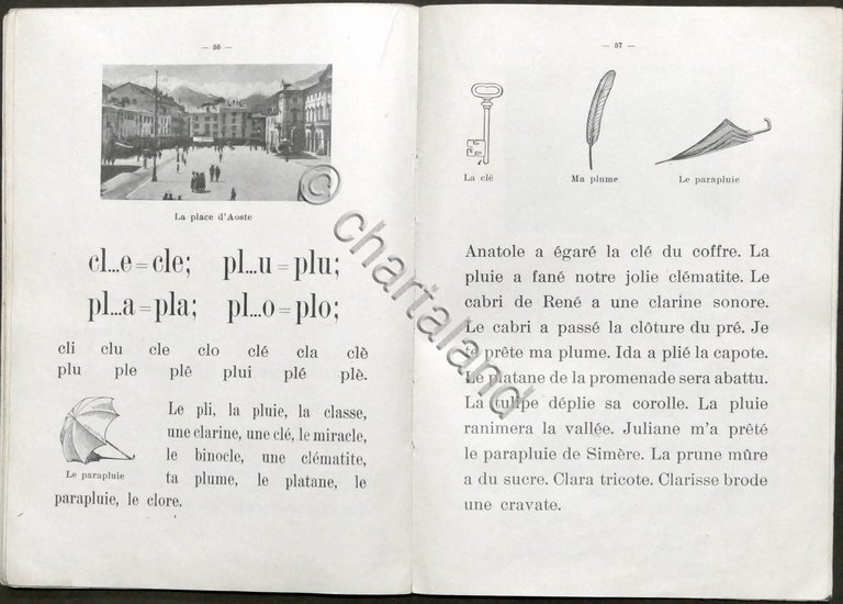 Sillabario - Chez Nous - Syllabaire - 1^ Parte - …