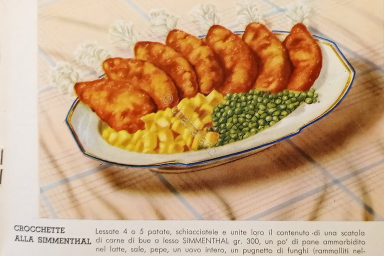 Simmenthal - Il Piccolo Ricettario di Cucina - ed. 1950