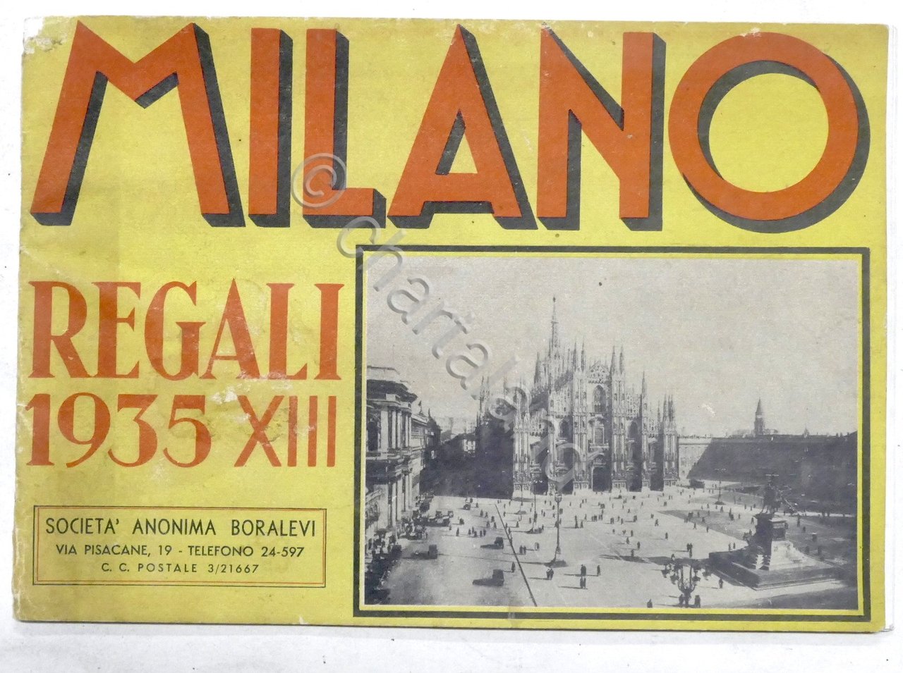 Società Anonima Boralevi - Milano - Catalogo Regali 1935