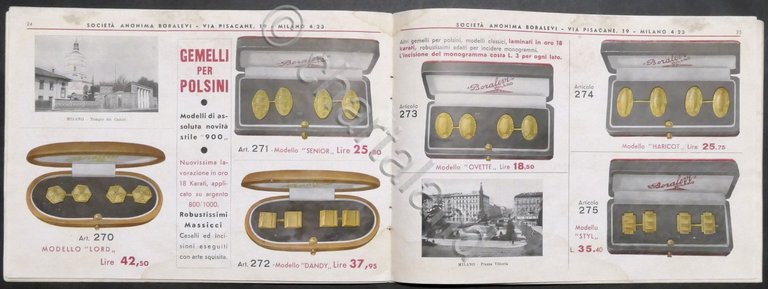 Società Anonima Boralevi - Milano - Catalogo Regali 1935