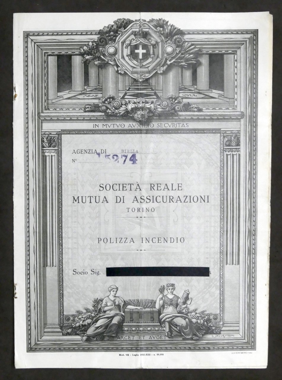 Società Reale Mutua Assicurazioni - Polizza Incendio - Biella - … | Immagine principale