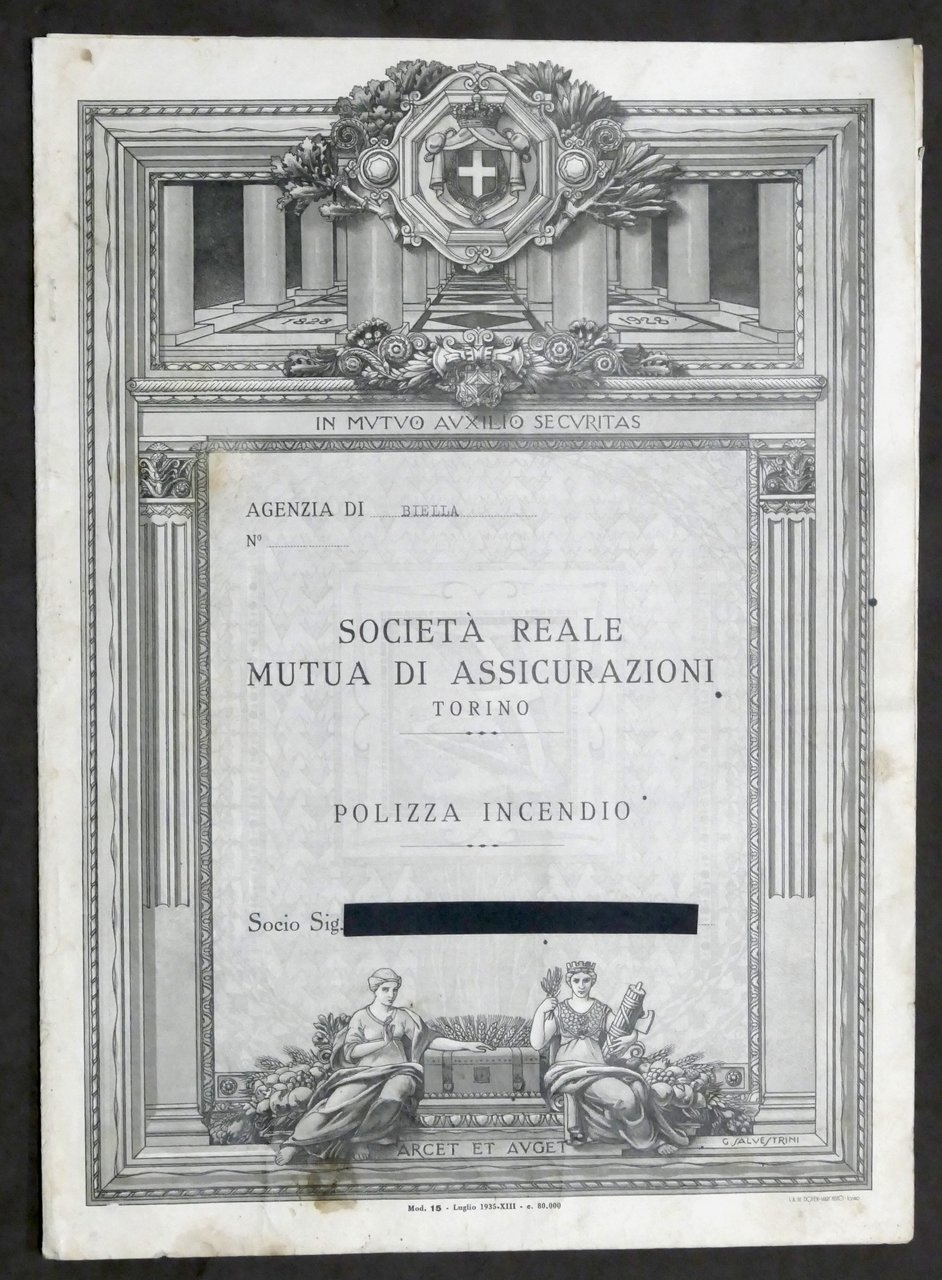Società Reale Mutua di Assicurazioni - Polizza Incendio - Biella … | Immagine principale