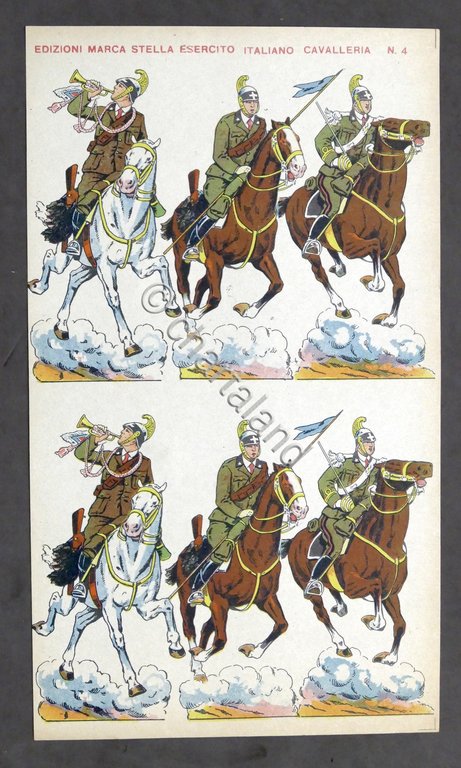 Soldatini di carta Marca Stella N. 4 - Esercito Italiano … | Immagine Gallery 2