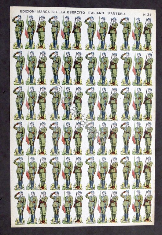 Soldatini di carta Marca Stella N. 42 - Esercito Italiano … | Immagine Gallery 1