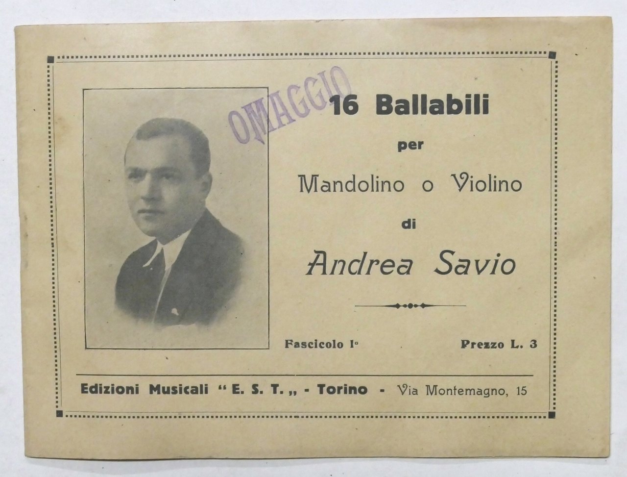 Spartiti - 16 Ballabili per Mandolino o violino di Andrea … | Immagine principale