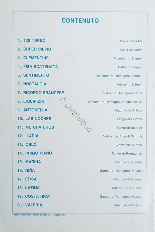 Spartiti - 20 Brani per Fisarmonica - Beppe Fadda e …