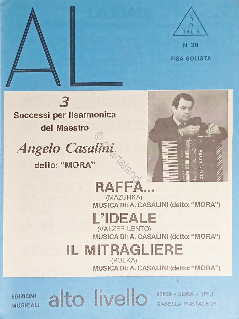 Spartiti - 3 Successi per Fisarmonica del Maestro Angelo Casalini …
