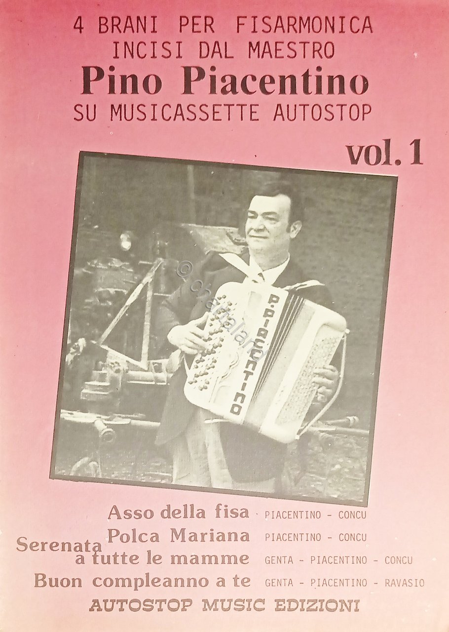 Spartiti - 4 Brani per Fisarmonica incisi dal Maestro Pino …