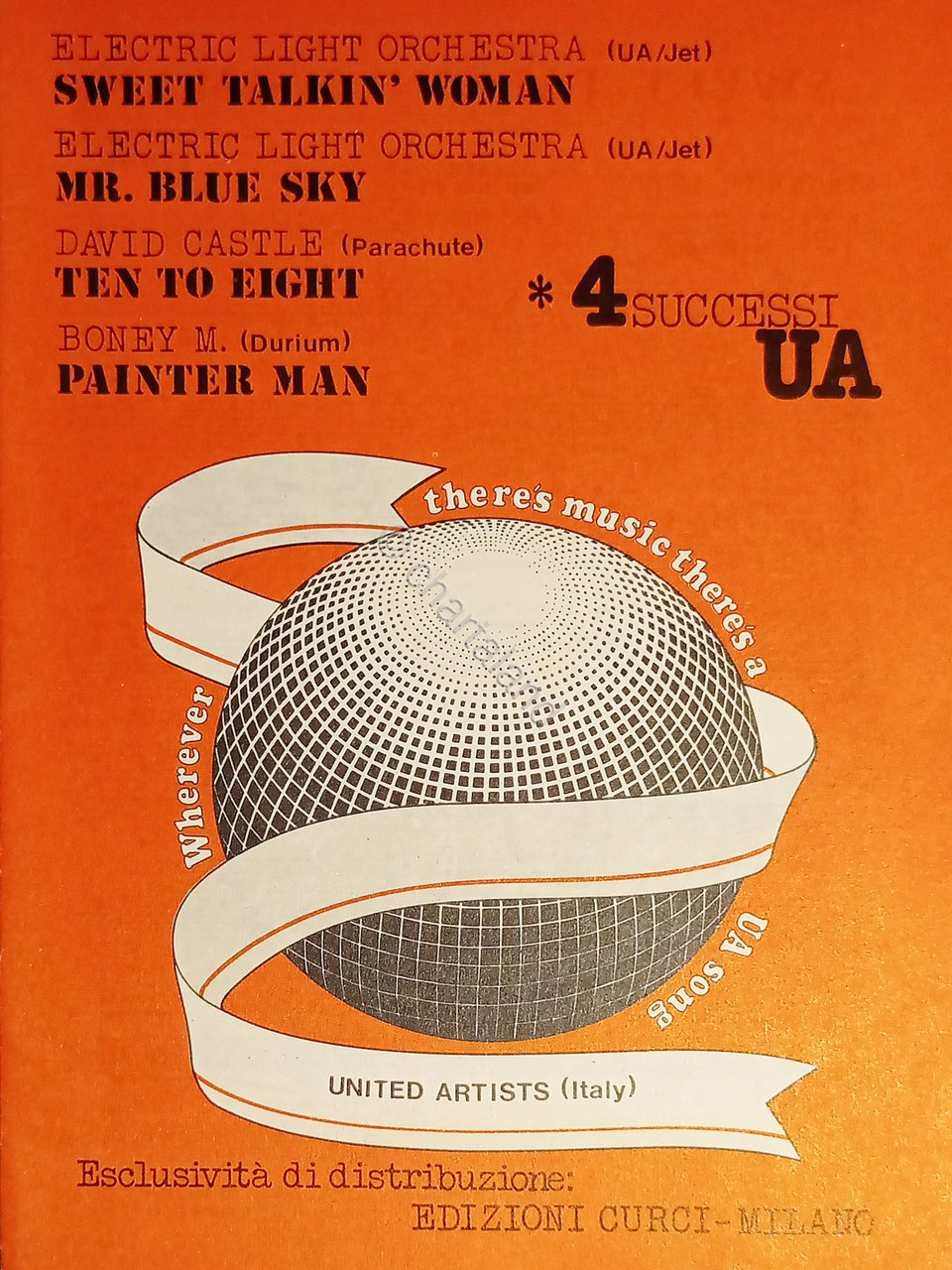 Spartiti - 4 Successi United Artists ( Italy ) - …