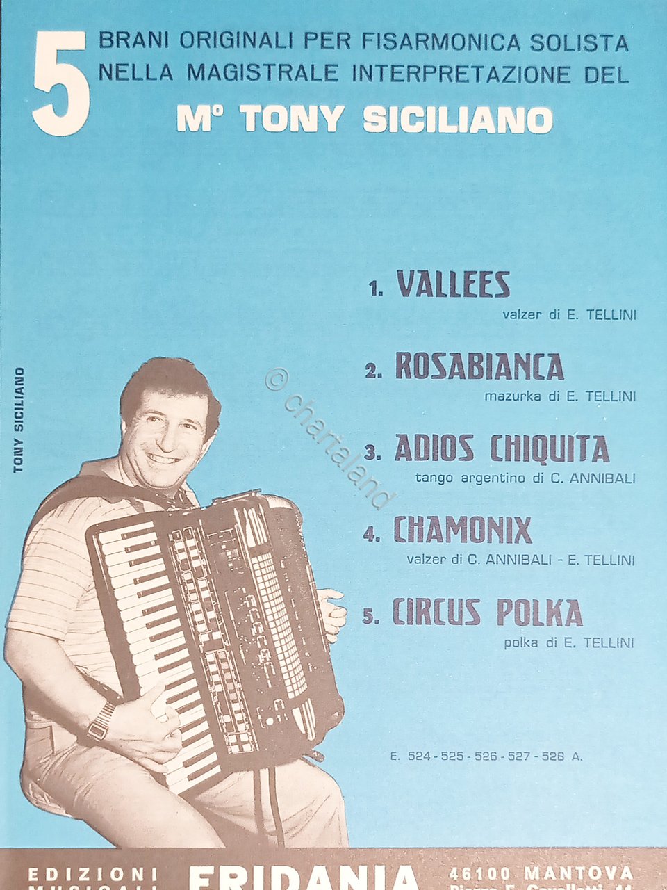 Spartiti - 5 Brani Originali per Fisarmonica Solista - Maestro …