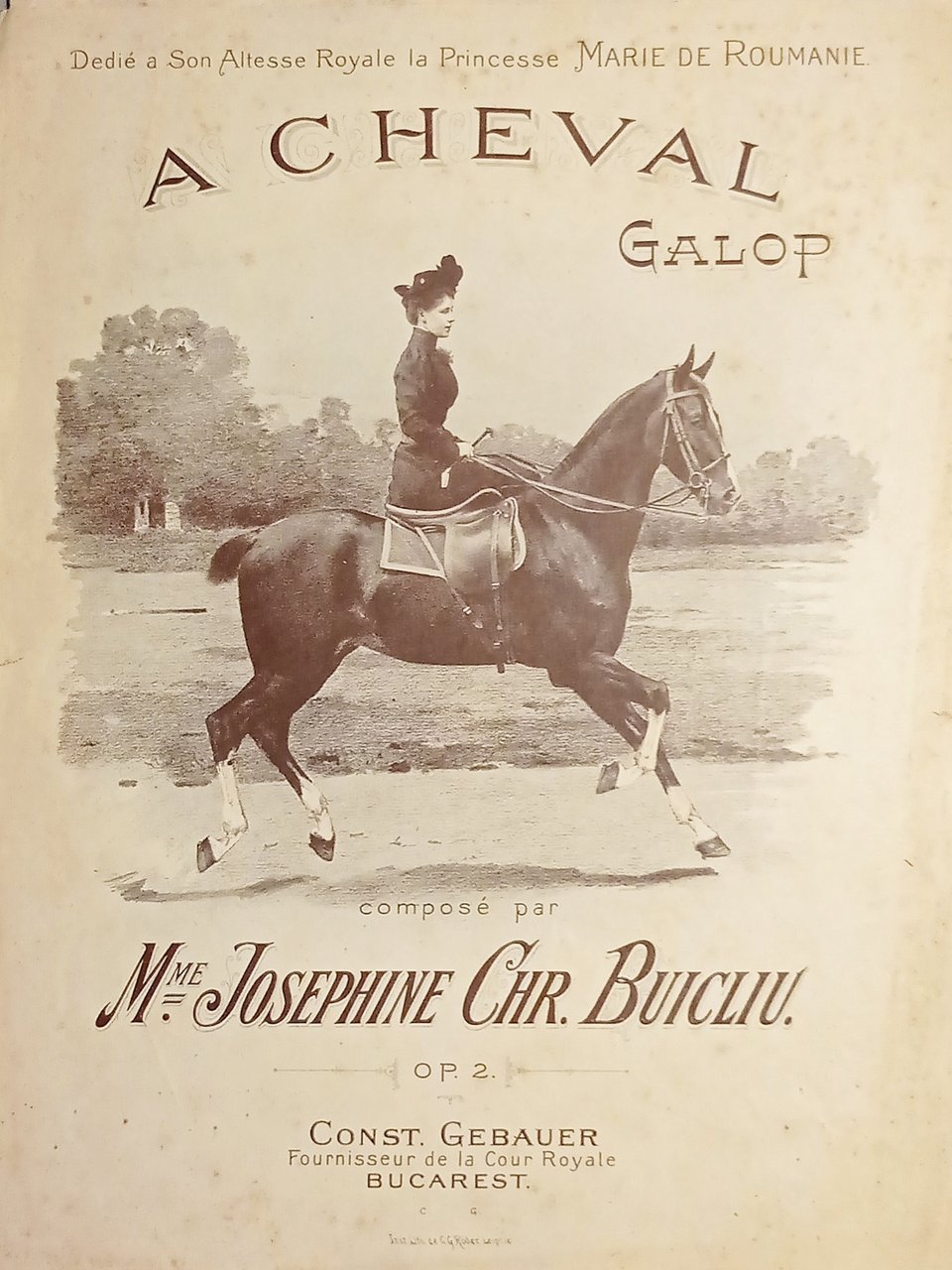 Spartiti - A Cheval - Galop par Josephine Chr. Buicliu … | Immagine principale